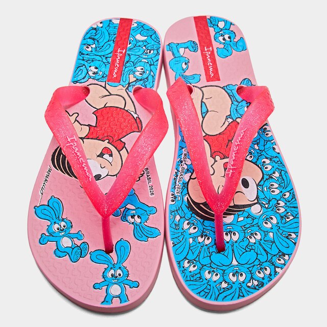 Chinelo Infantil Grendene Ipanema Turma Da Mônica Feminino