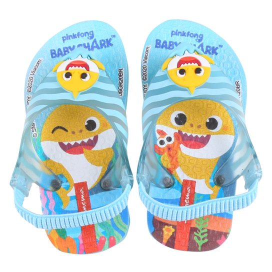 Chinelo Infantil Grendene Kids Ipanema Baby Shark Azul Netshoes Chinelo Infantil Grendene Kids Ipanema Baby Shark Azul Netshoes