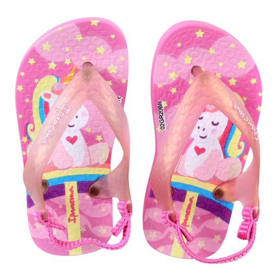Chinelo Infantil Grendene Kids Ipanema Baby - Rosa Menor preço em Chinelo Infantil Grendene Kids Ipanema Baby - Rosa