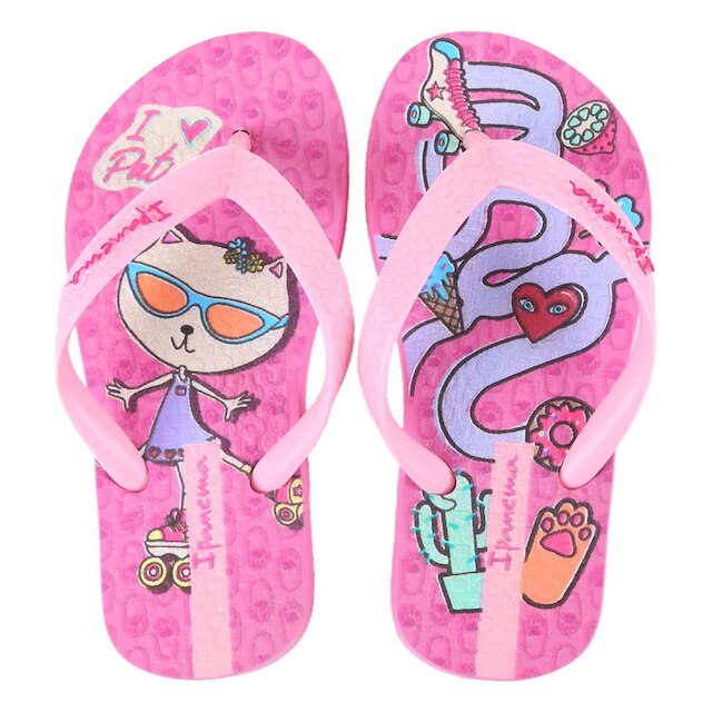 Chinelo Infantil Grendene Kids Ipanema Go Skate - Rosa é boa?