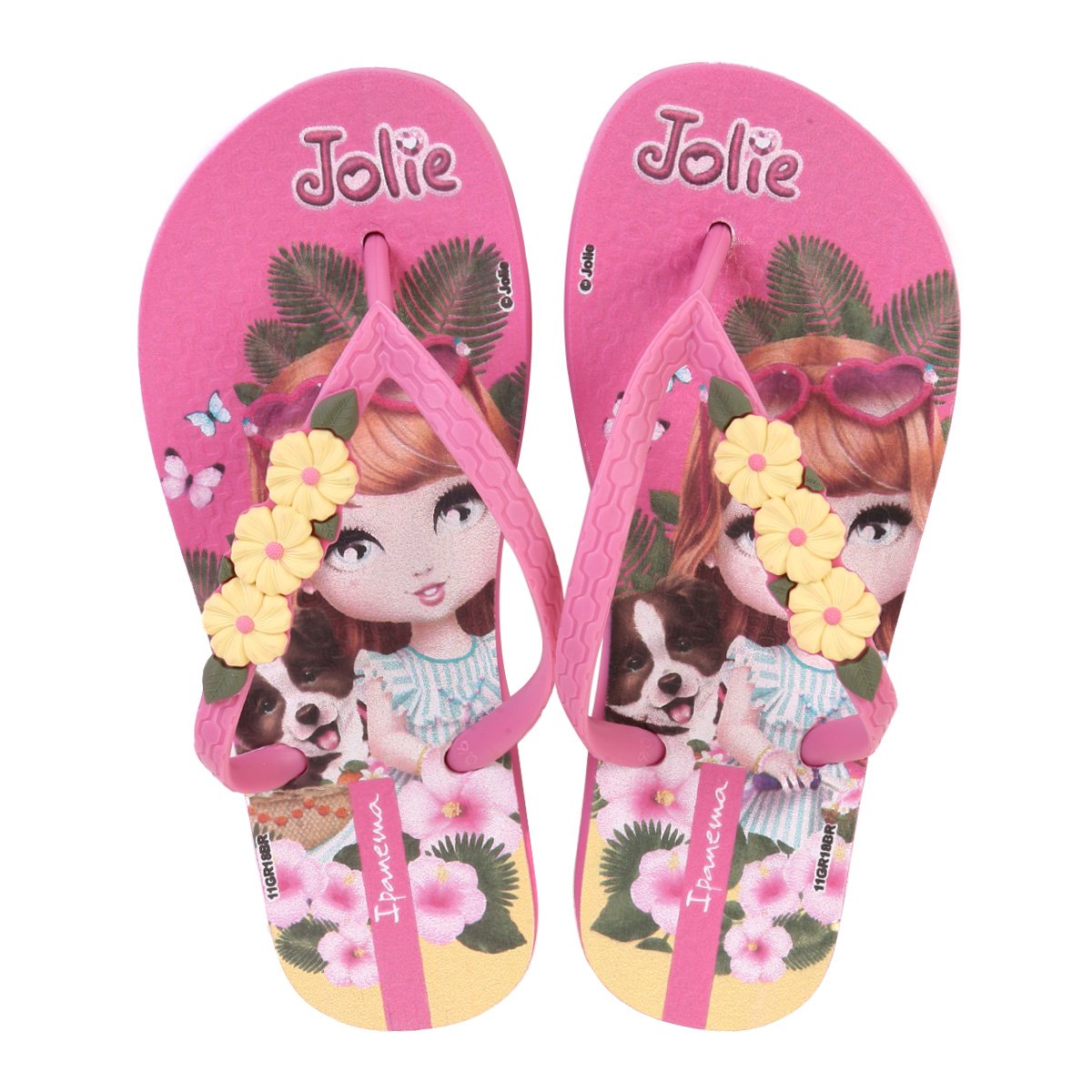 chinelo jolie infantil