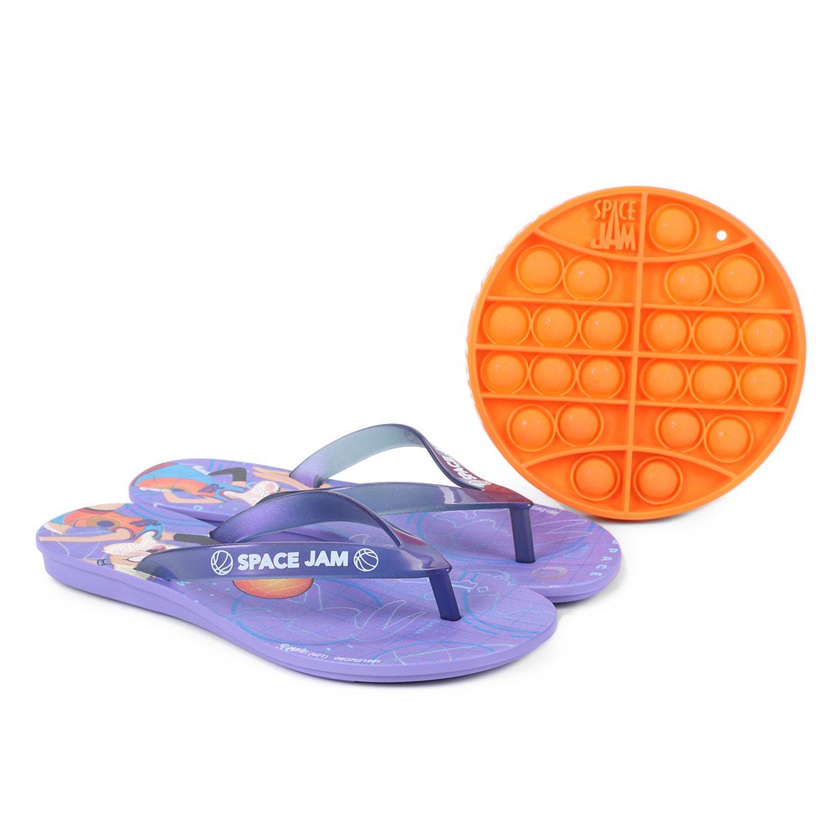Chinelo Infantil Grendene Kids Space Jam Ii Pop It Feminino - Lilás+Azul |  Netshoes