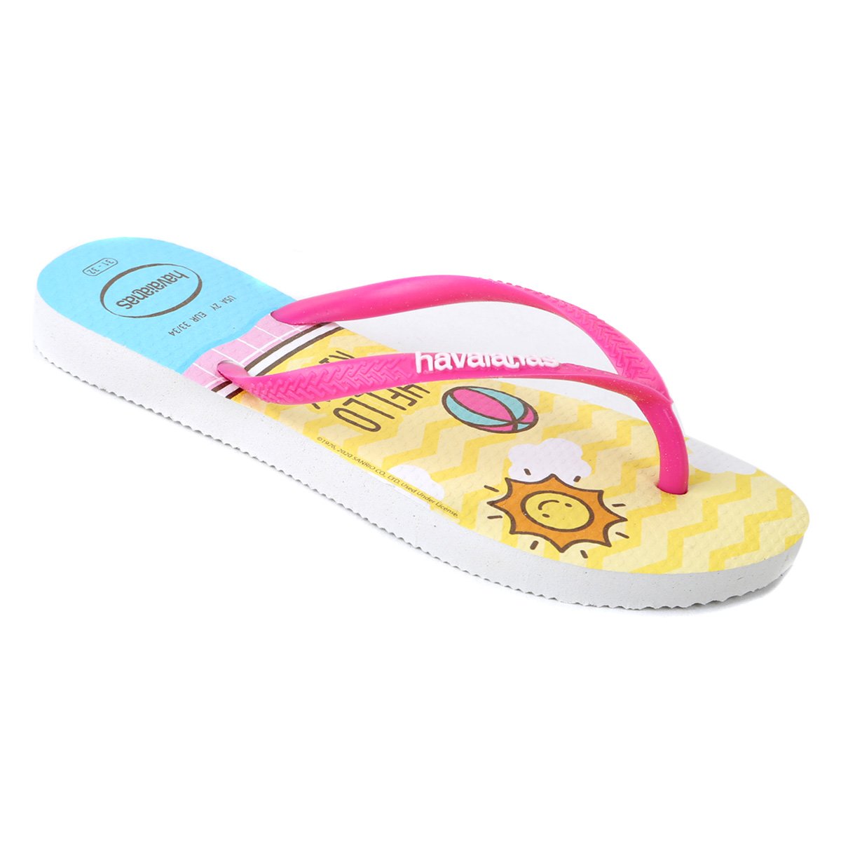 Chinelo Infantil Havaianas K Sl Hello Kitty Feminino - 1