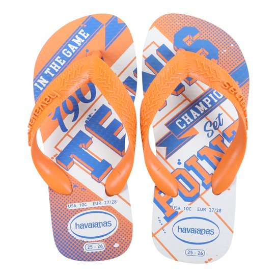 Chinelo Infantil Havaianas Kids Athletic Masculino - Branco Menor preço em Chinelo Infantil Havaianas Kids Athletic Masculino - Branco