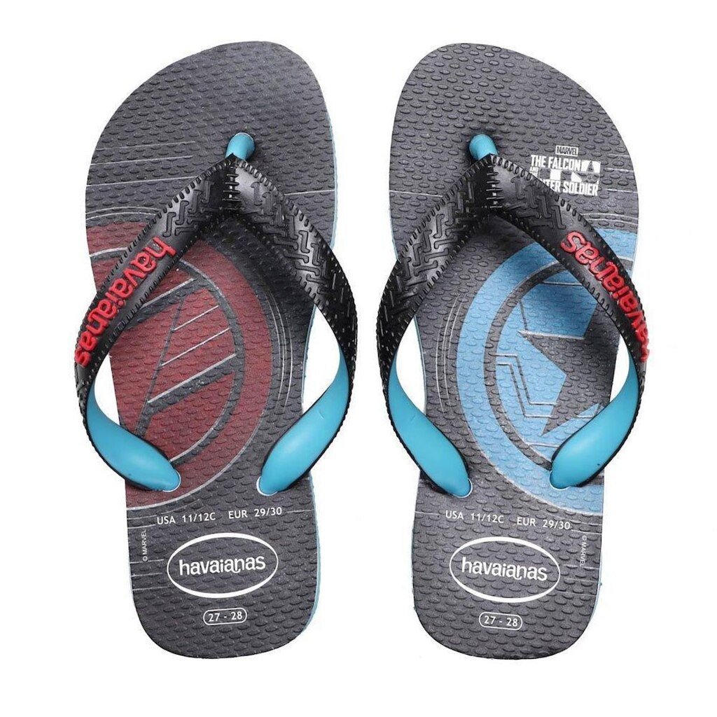 Chinelo Infantil Havaianas Marvel Azul