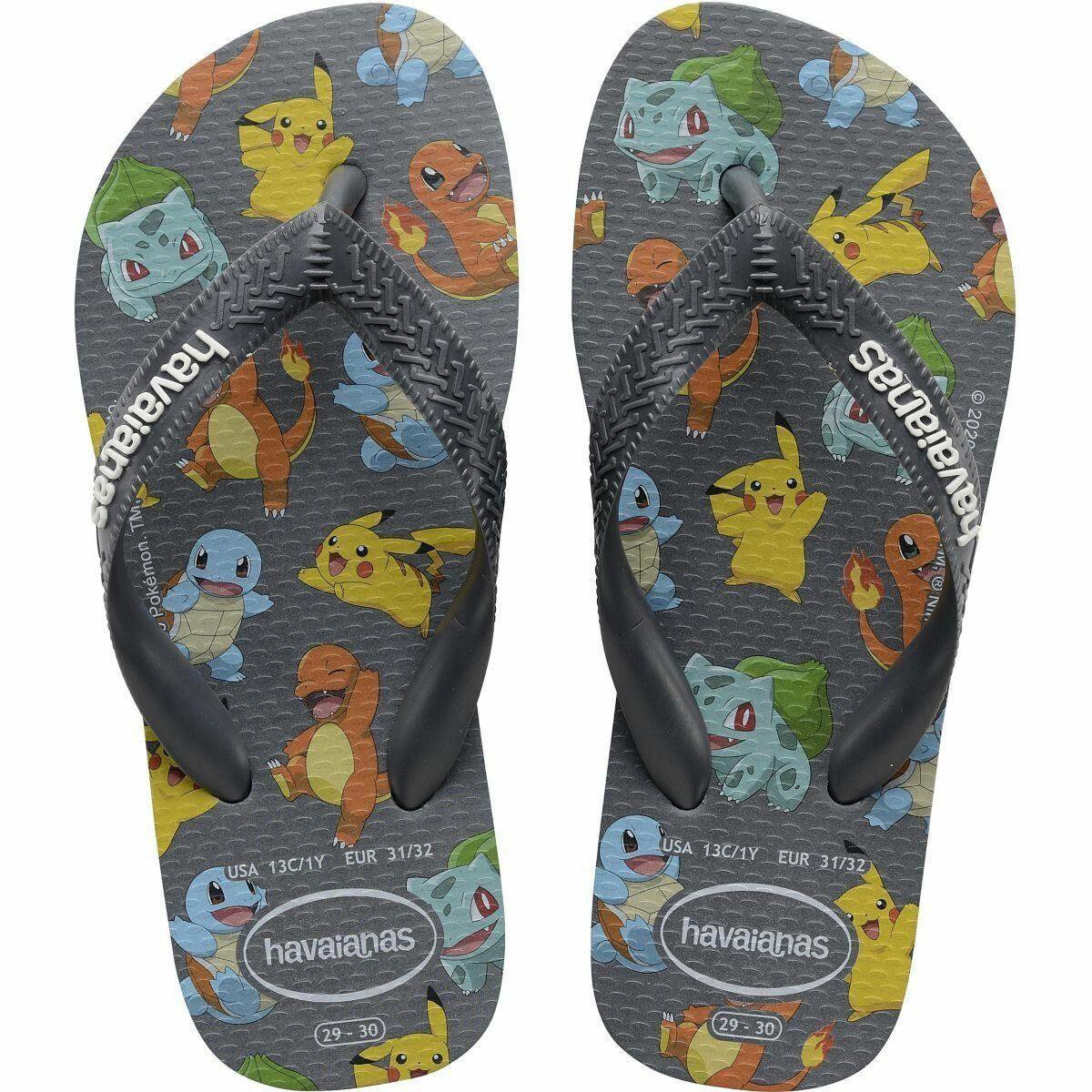 chinelo adidas pokemon
