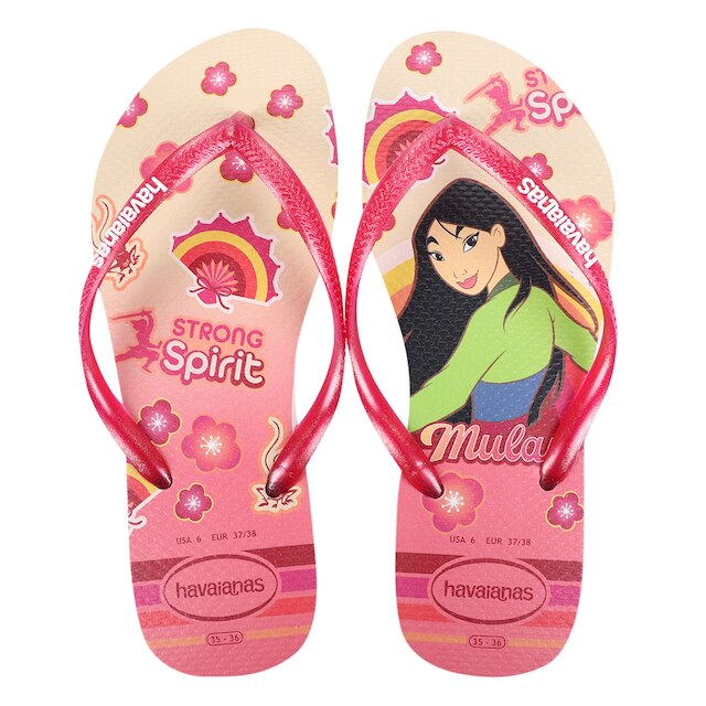 Chinelo Infantil Havaianas Slim Disney Princesas - Bege é boa?