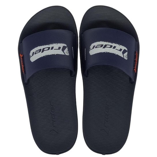 Chinelo Infantil Masculino Rider Speed Slide - Azul Menor preço em Chinelo Infantil Masculino Rider Speed Slide - Azul