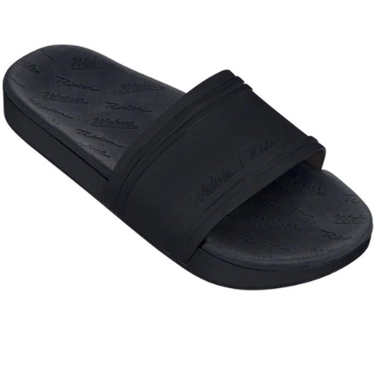Chinelo Infantil Melissa Slide + Rider Feminina - Preto Menor preço em Chinelo Infantil Melissa Slide + Rider Feminina - Preto
