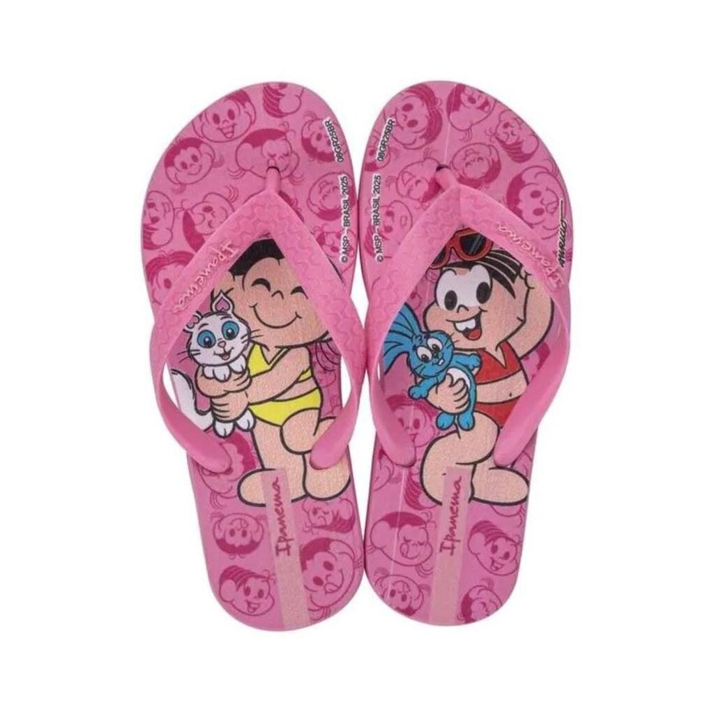 Chinelo Infantil Menina Ipanema Turma da Mônica Praia