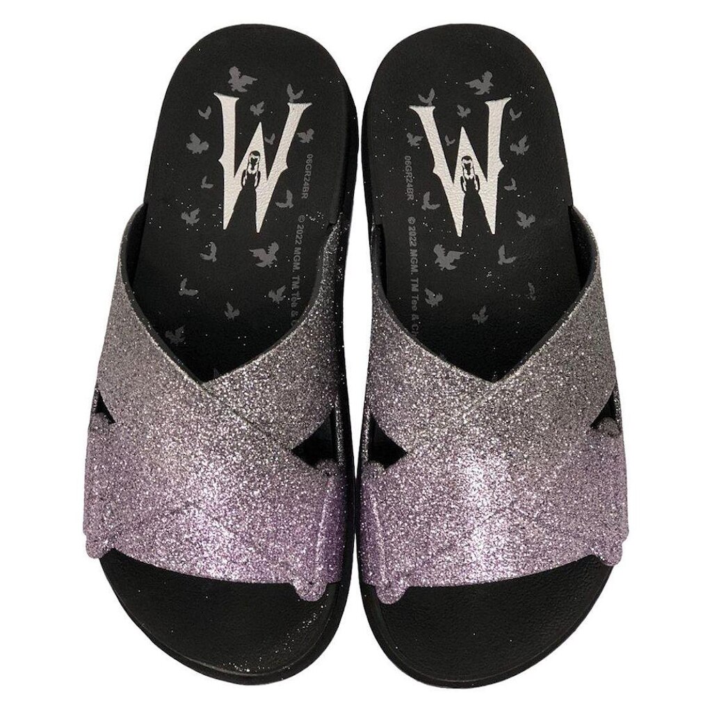Chinelo Infantil Menina Slide Wandinha Dark Shine Grendene