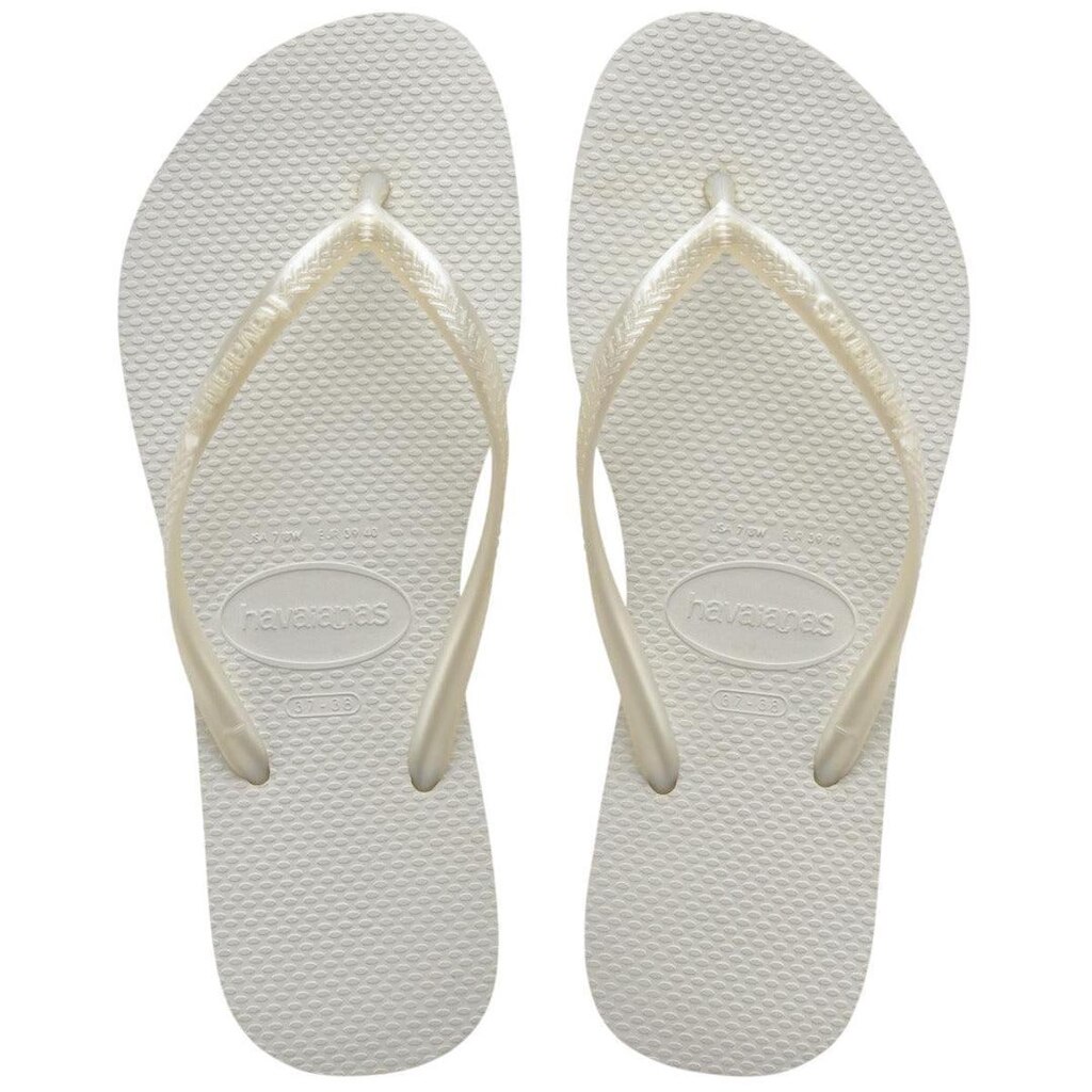 Chinelo Infantil Meninas Havaianas Slim Branco - 4150