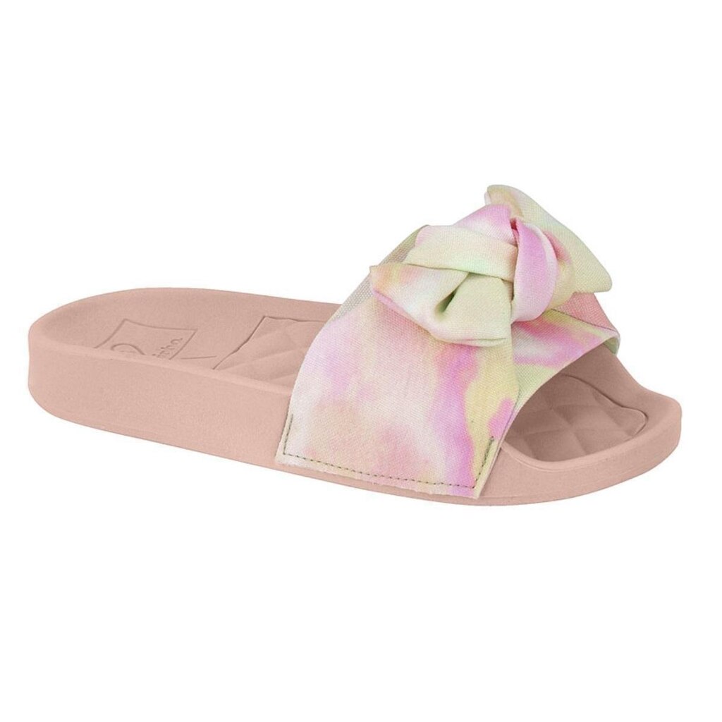 Chinelo Infantil Molekinha Tie Dye Laço Feminino