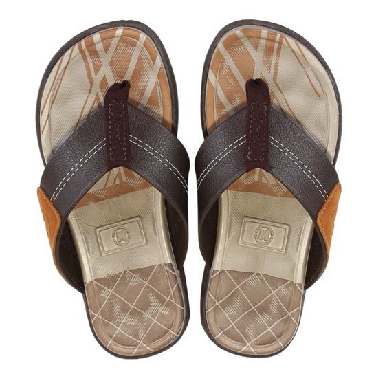 Chinelo Infantil Molekinho Casual Menino - Marrom Menor preço em Chinelo Infantil Molekinho Casual Menino - Marrom