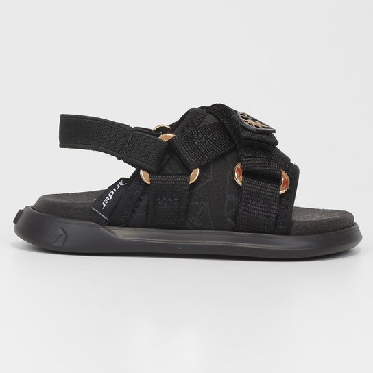 Chinelo Infantil Rider R Next NBA - Preto+Dourado Menor preço em Chinelo Infantil Rider R Next NBA - Preto+Dourado