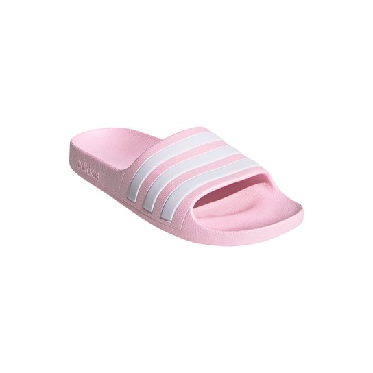 Chinelo Infantil Slide Adidas Adilette Aqua - Rosa+Branco é ruim? Chinelo Infantil Slide Adidas Adilette Aqua - Rosa+Branco é boa?