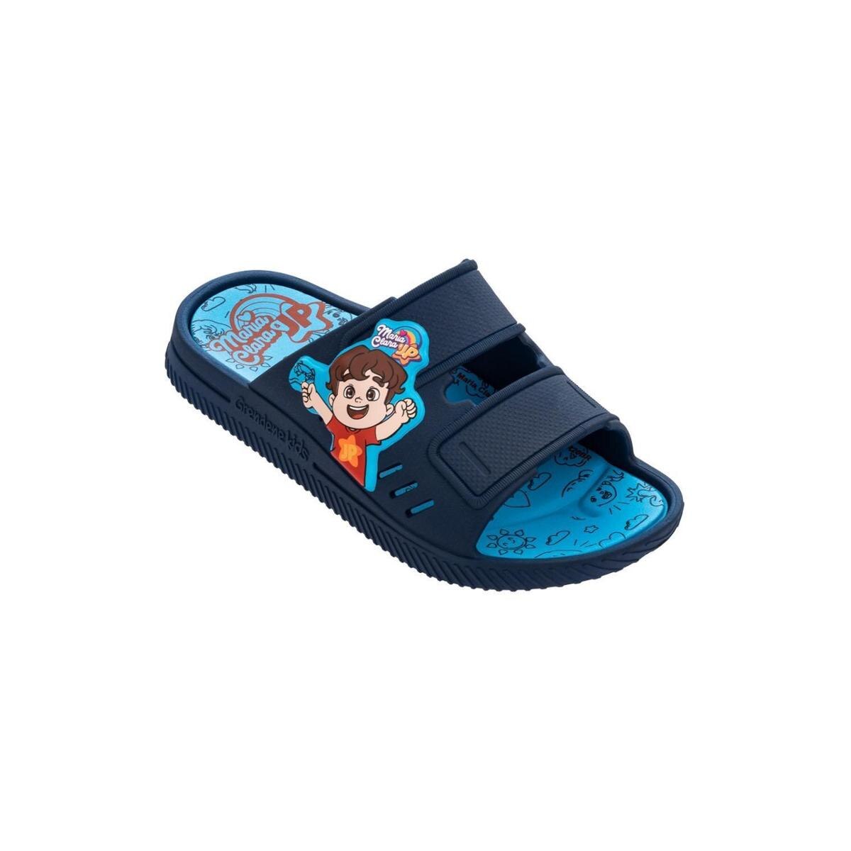 Chinelo Infantil Slide Maria Clara e JP Grendene Kids Masculino - Azul |  Netshoes