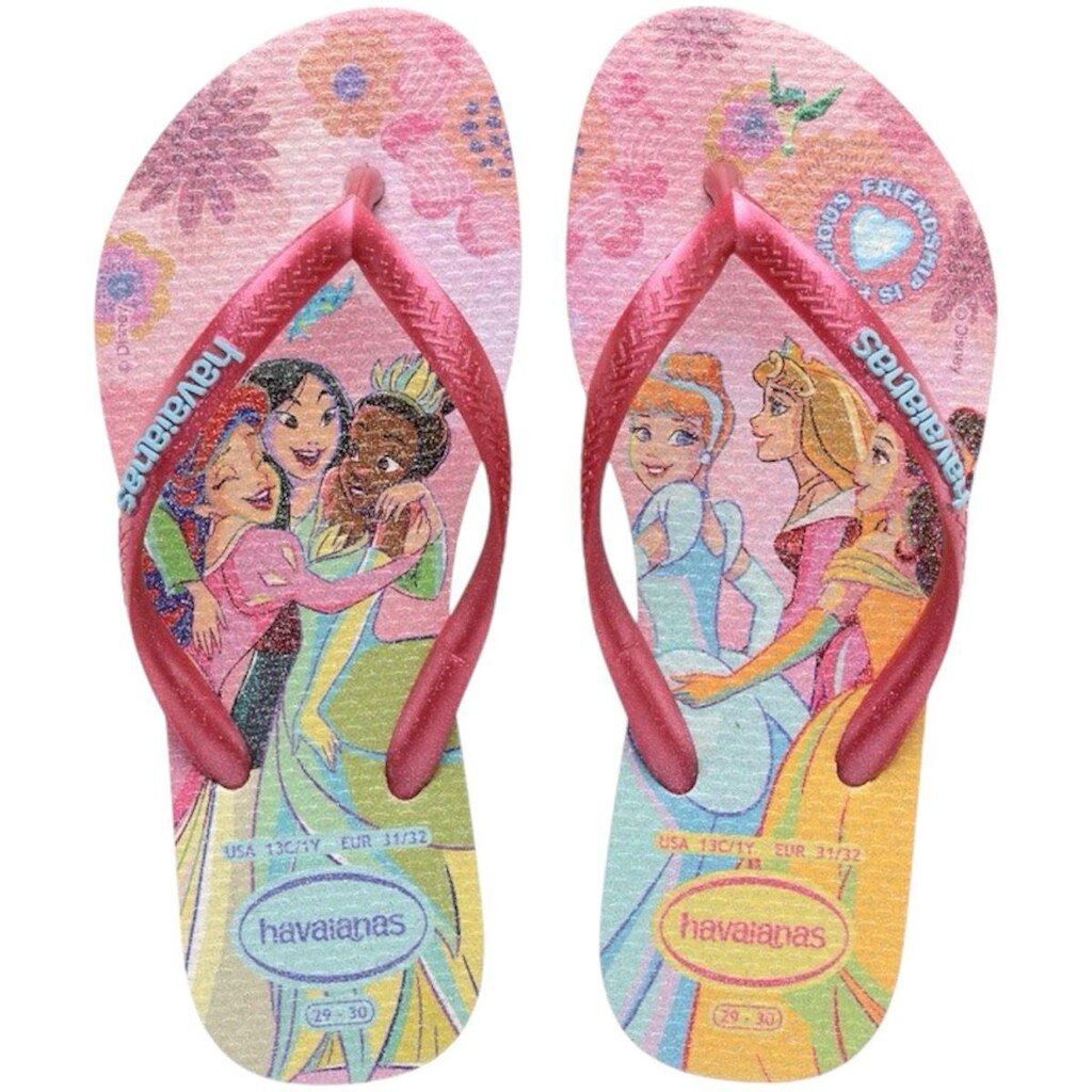 Chinelo Infantil Slim Kids Havaianas Prince Glitter Original