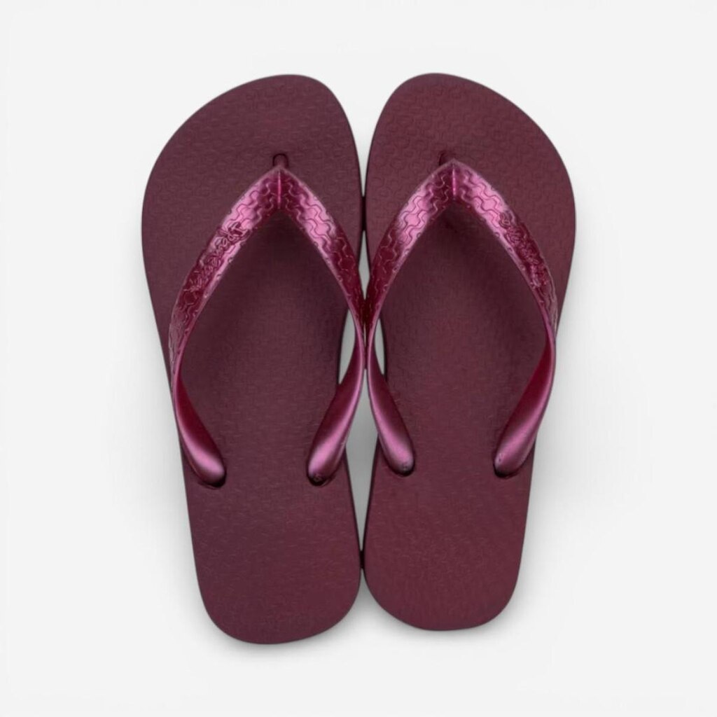 Chinelo Ipanema Clássica Feminina Vinho Perolado