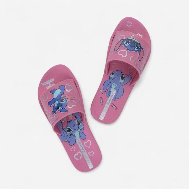 Chinelo Ipanema Disney Fun Slide Stitch Rosa