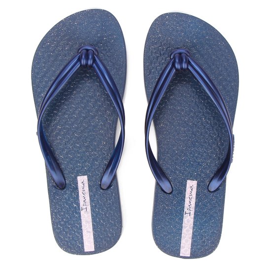 Chinelo Ipanema Elo Chic Feminino - Azul Menor preço em Chinelo Ipanema Elo Chic Feminino - Azul