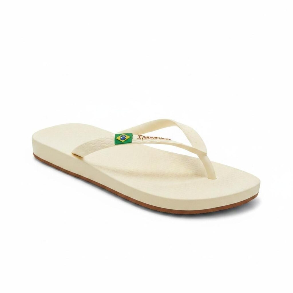 Chinelo Ipanema Essencial Bege Marrom Feminino Versátil