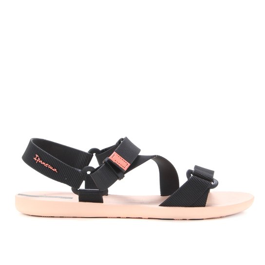 Chinelo Ipanema Hit Papete Feminina - Rosa+Preto Menor preço em Chinelo Ipanema Hit Papete Feminina - Rosa+Preto