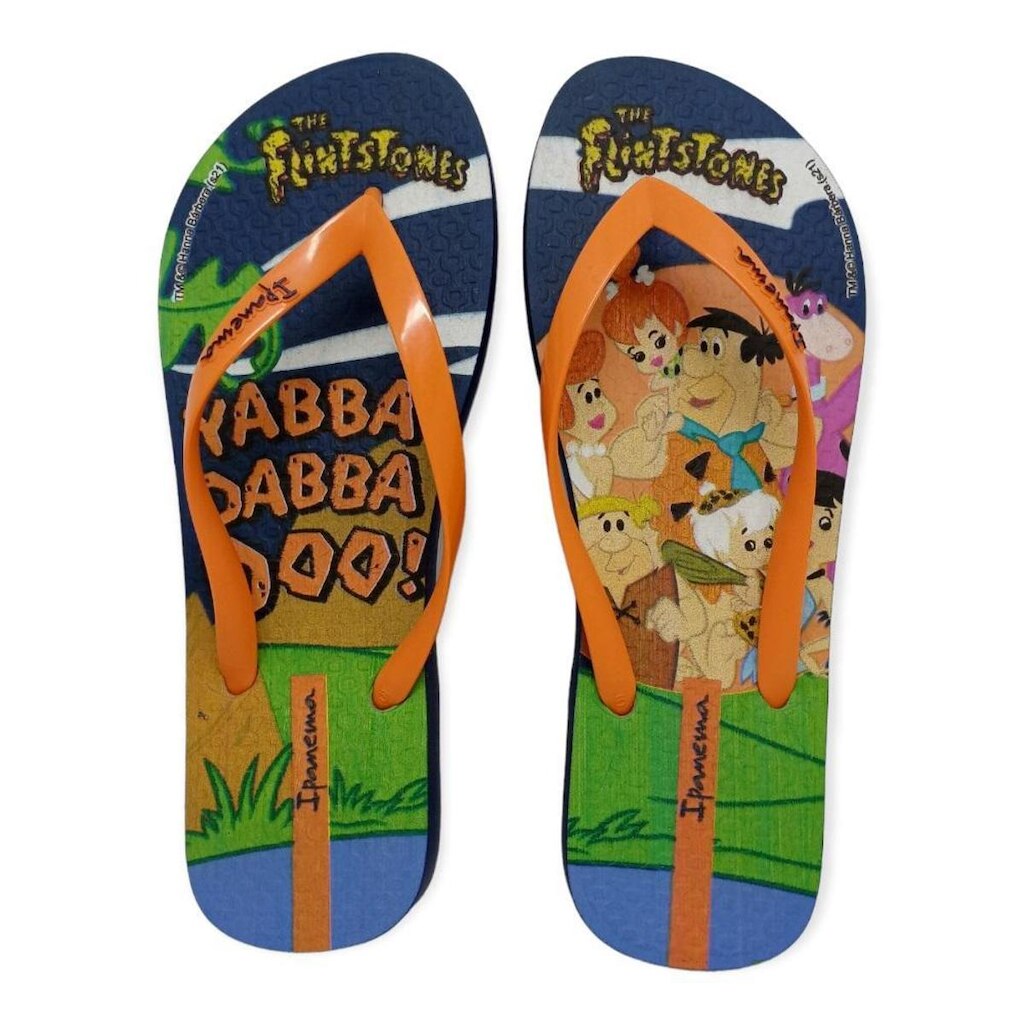 Chinelo Ipanema Warner Play 26579 Azul/Laranja