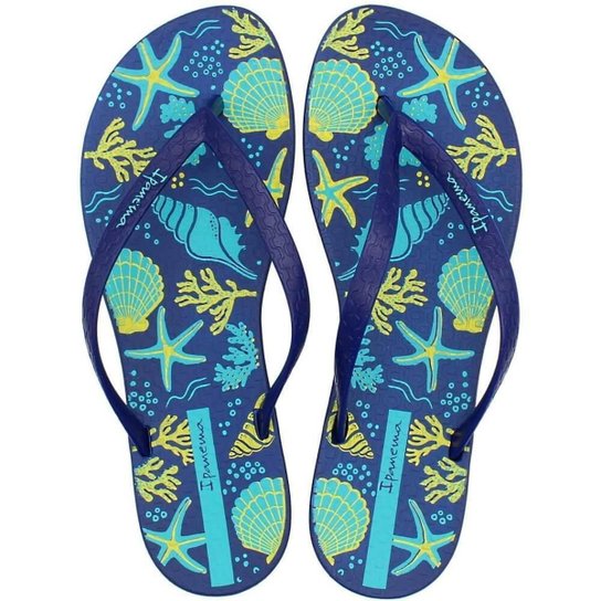 Chinelo Ipanema Wave Elegance Feminino - Azul Menor preço em Chinelo Ipanema Wave Elegance Feminino - Azul