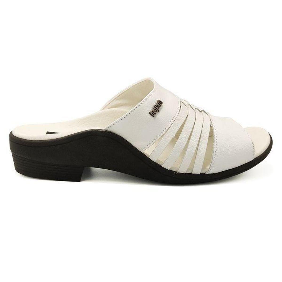 Chinelo Itapuã Slide Canoinha Masculino Couro 4601S16 - 44 - Branco+Preto Menor preço em Chinelo Itapuã Slide Canoinha Masculino Couro 4601S16 - 44 - Branco+Preto