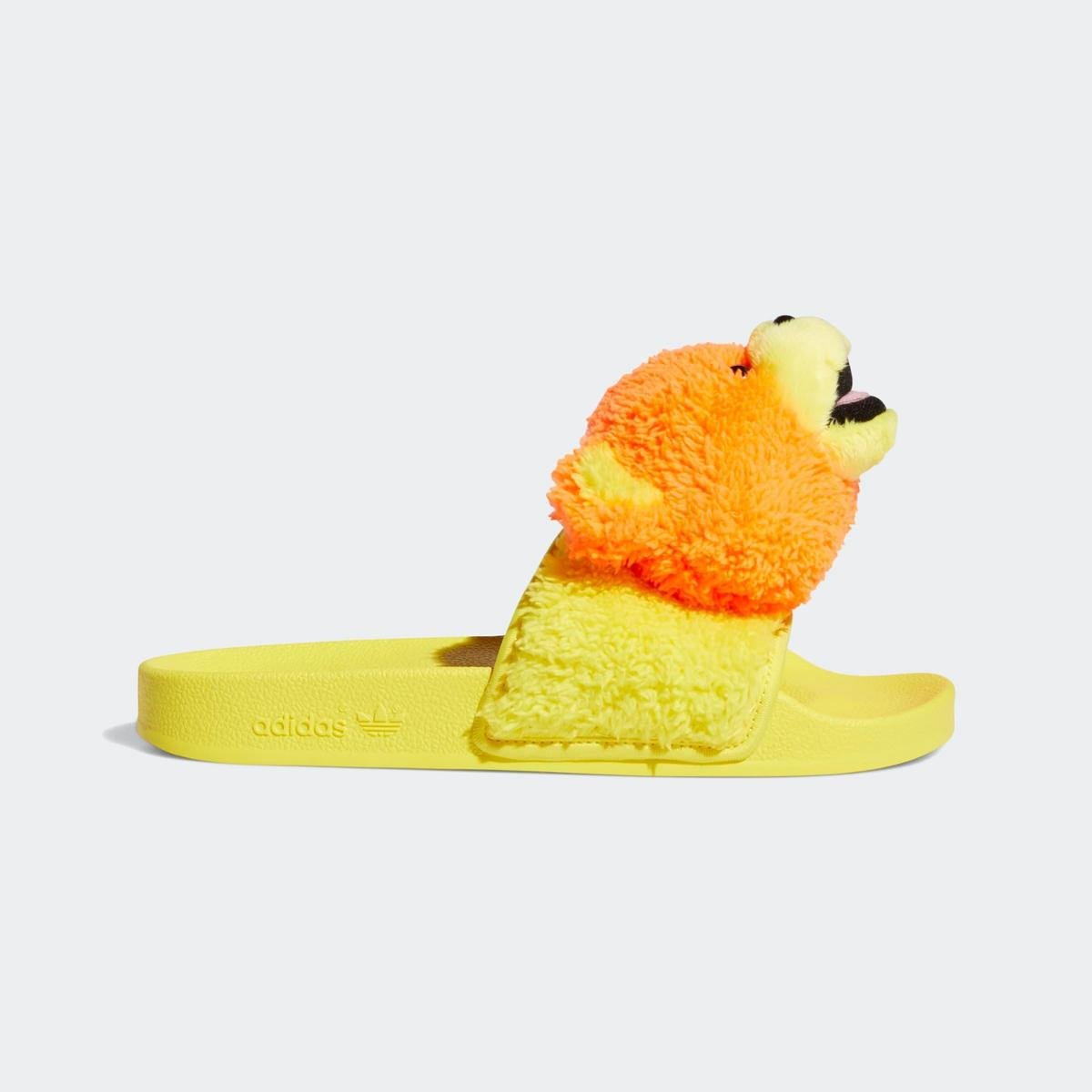 靴  Jeremy Scott JS Adilette Teddy Chinelo Jeremy Scott Adilette Teddy Adidas - Laranja | Netshoes