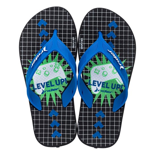 Chinelo Juvenil Rider Street Joy - Preto+Azul é ruim? Chinelo Juvenil Rider Street Joy - Preto+Azul é boa?