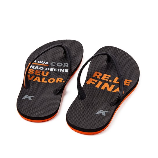 Chinelo Kenner Basick Manifesto Cor Masculino - Preto Menor preço em Chinelo Kenner Basick Manifesto Cor Masculino - Preto