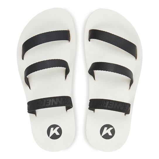 Chinelo Kenner Flat Tri Feminino - Preto+Branco é ruim? Chinelo Kenner Flat Tri Feminino - Preto+Branco é boa?