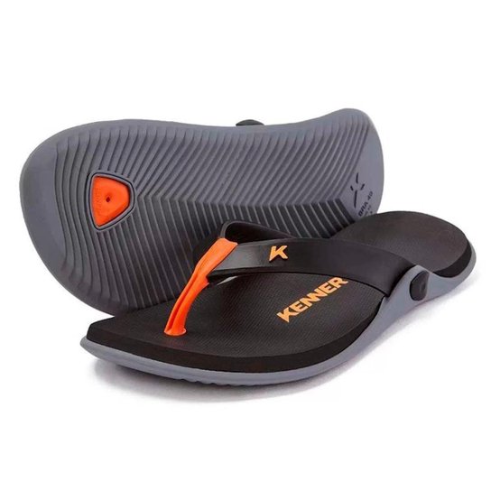 Chinelo Kenner Groove - P1 Masculino - Preto e Cinza - 43 - Preto Menor preço em Chinelo Kenner Groove - P1 Masculino - Preto e Cinza - 43 - Preto