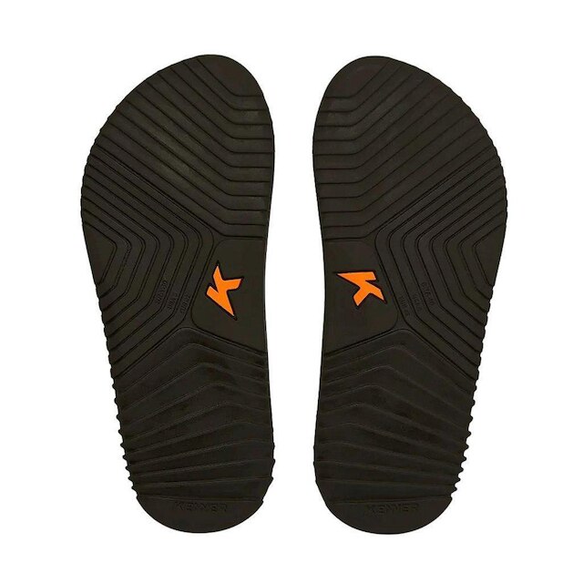 Chinelo Kenner Hyper-Z Fit Nylon Masculino Preto e Branco