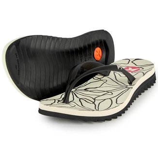 Chinelo Kenner Ibiza Outiline Feminino - Preto e Branco - 34