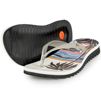 Chinelo Kenner Ibiza Prainha Feminino - Branco e Preto - 40