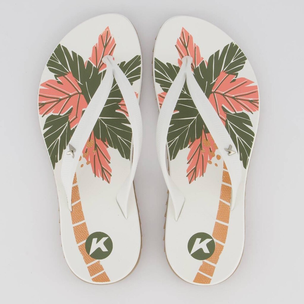Chinelo Kenner Ibiza Pro Palm Feminino Branco