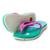 Chinelo Kenner Ibiza Sky Estampada Feminino - Rosa e Verde - 40 - Rosa+Verde