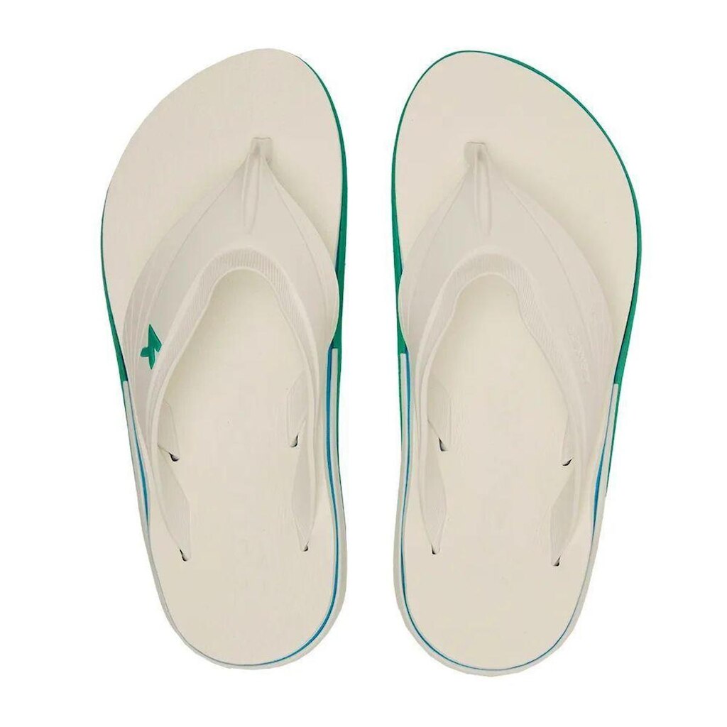 Chinelo Kenner Kenner X-Level Branco Verde Esmeralda