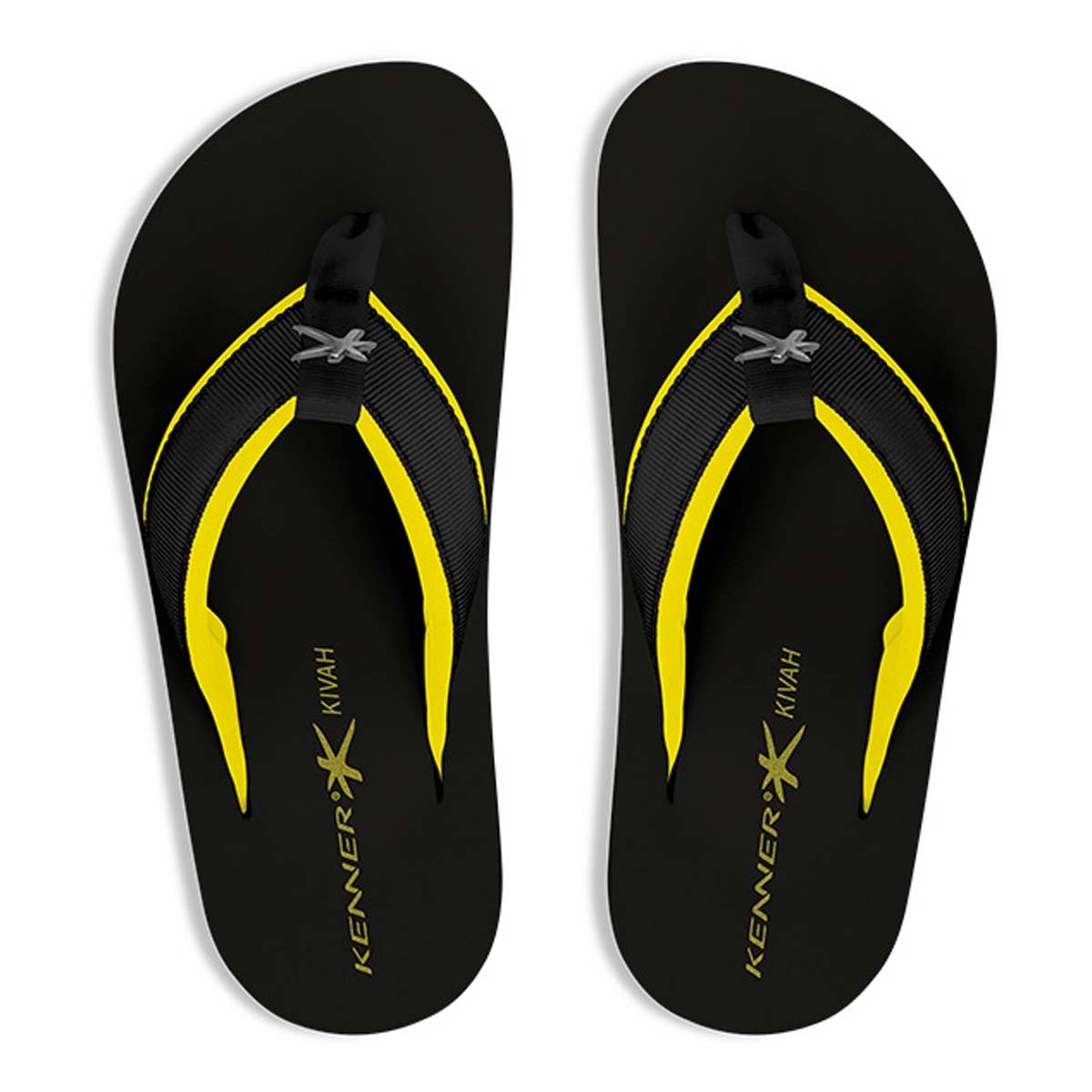 Chinelo Kenner Kivah Cushy Amarelo Netshoes