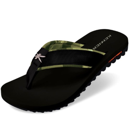 Chinelo Kenner Kivah Force Masculino - Preto+verde é ruim? Chinelo Kenner Kivah Force Masculino - Preto+verde é boa?