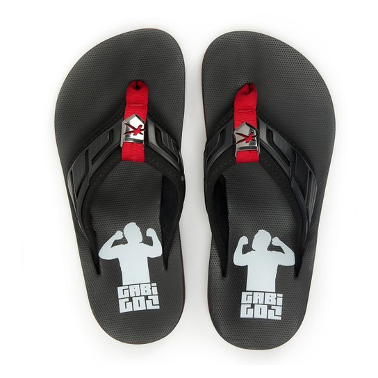 Chinelo Kenner Kivah Full Force Gabigol Masculino - Grafite+Vermelho é ruim? Chinelo Kenner Kivah Full Force Gabigol Masculino - Grafite+Vermelho é boa?