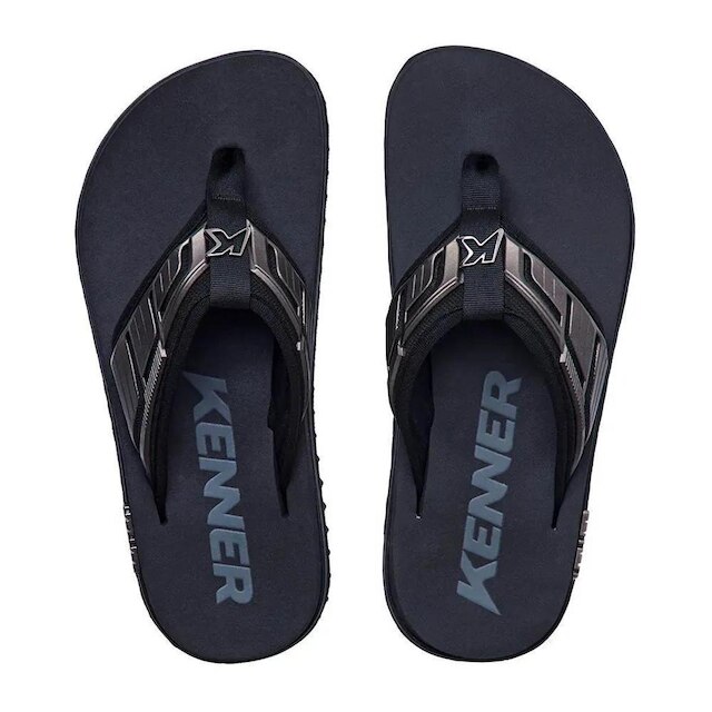 Chinelo Kenner Kivah Full Force Masculino Preto – Conforto e Durabilidade