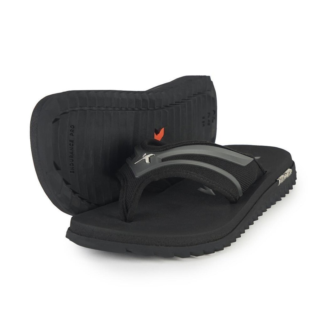 Chinelo Kenner Kivah New Force Preto e Cinza