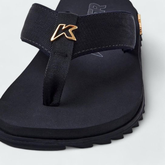 Chinelo Kenner Kivah Tks Preto