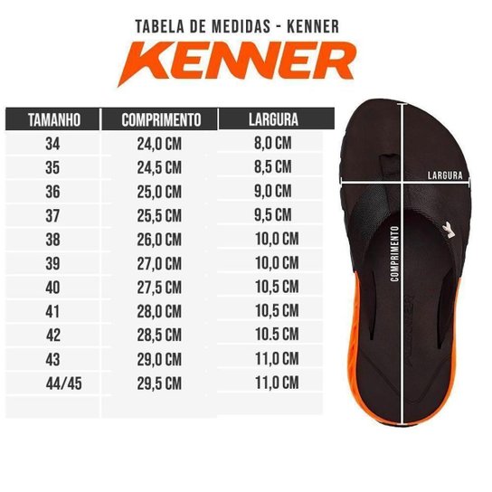 Chinelo Kenner Kivah Tks Preto