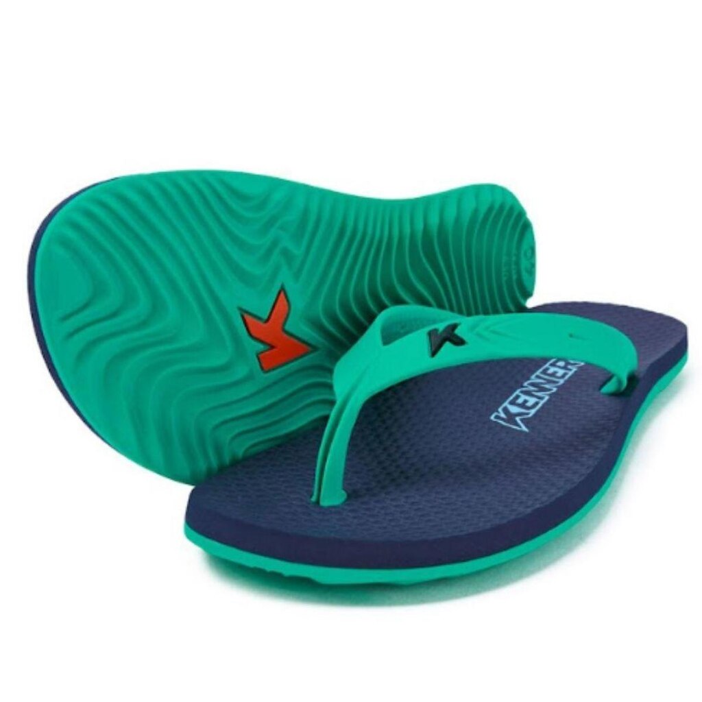 Chinelo kenner New Summer Azul Marinha e Verde