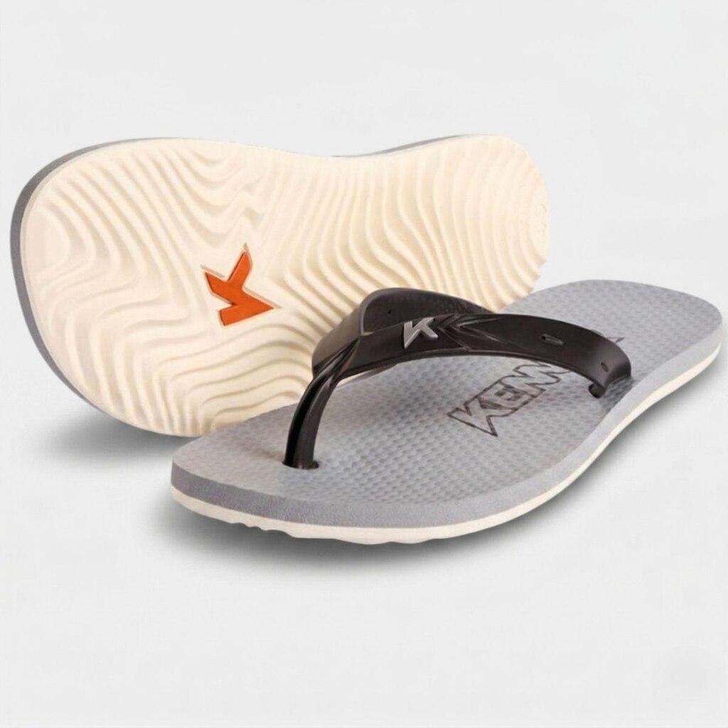 Chinelo Kenner New Summer Lisa Masculino - Cinza e Preto - 45